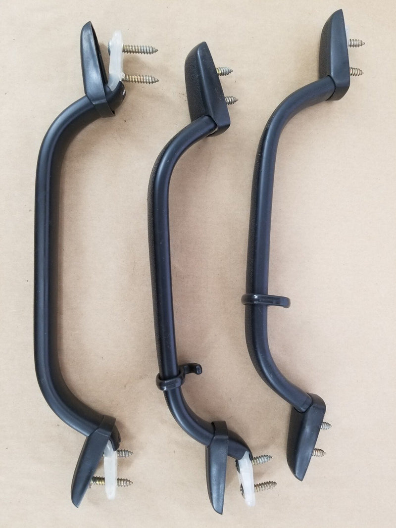 1984-93 BMW E30 318i 325i Black Interior Overhead Grab Handle Set OEM #464CN