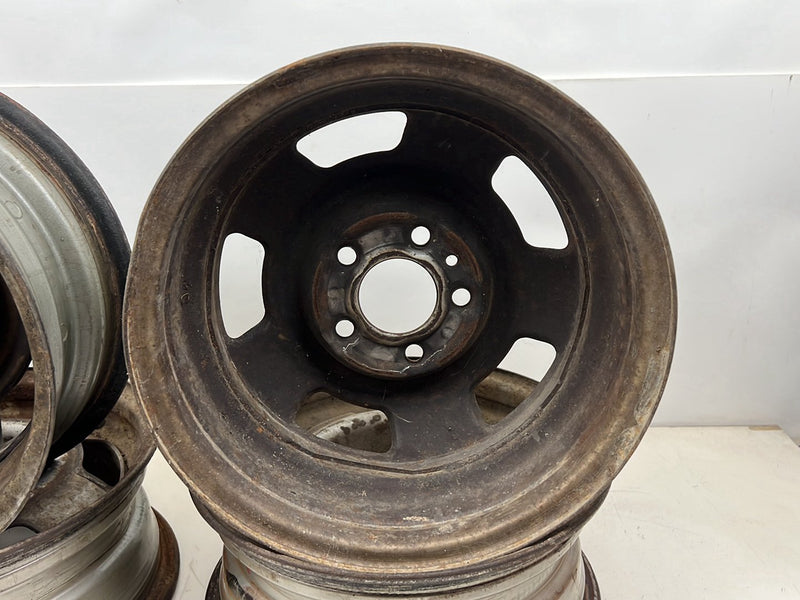 1975-1980 Volvo 244 240 14" Steel Wheel Rim Set of 4 5.5Jx14x20 OEM #5404EM