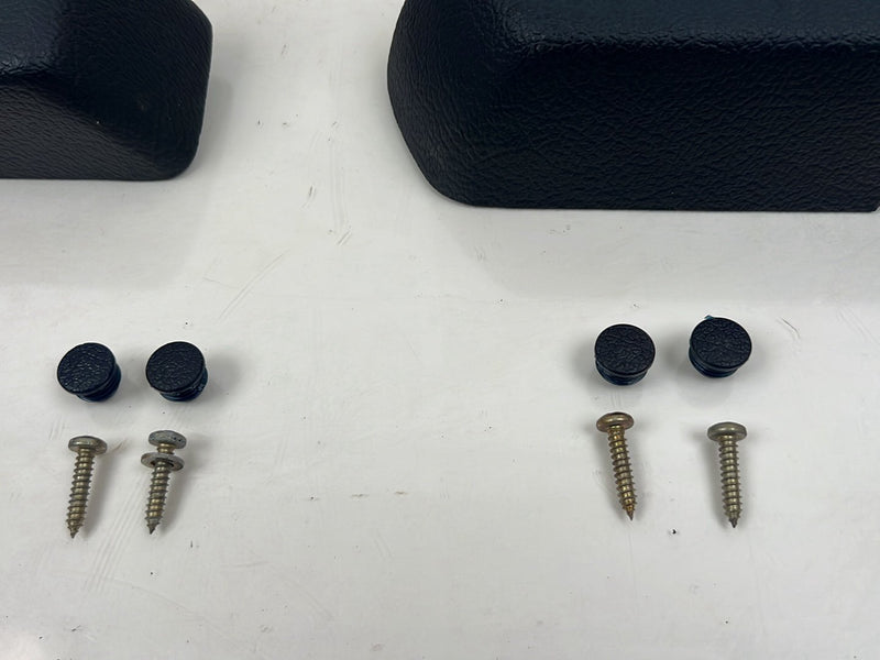 1975-1980 Volvo 244 240 Black Door Trim Grab Handle Interior Full Set OE #5361EM