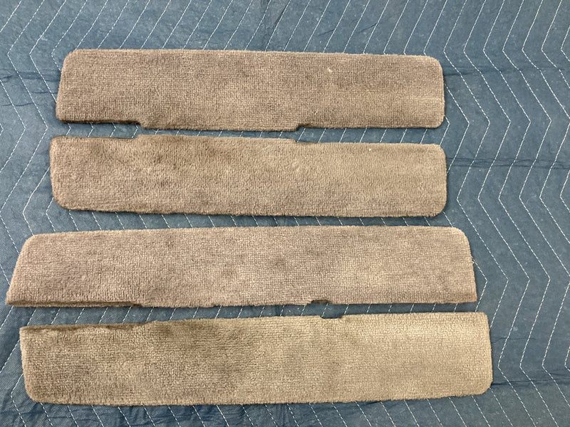 1992-1995 Volvo 940 945 740 Door Card Carpet Insert Trim Gray Set OEM #6417EM