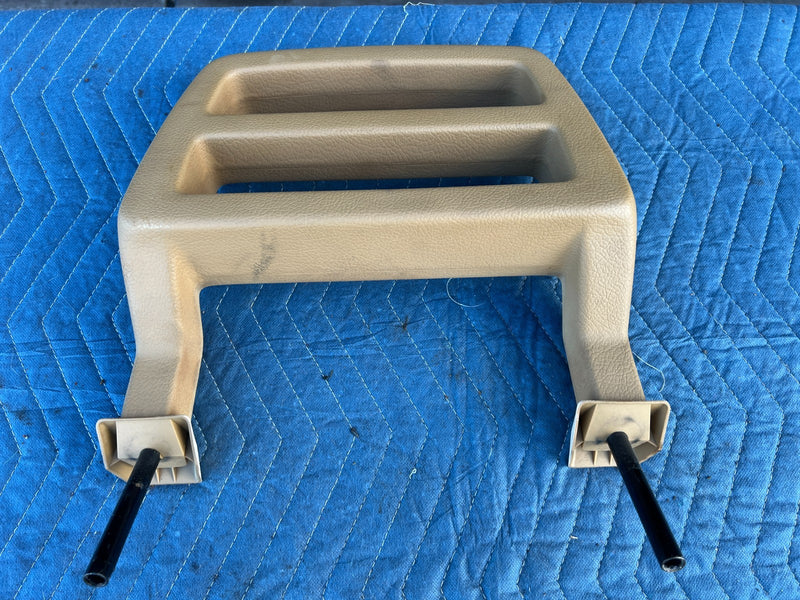 1986-1993 Volvo 240 244 Sedan Rear Right & Left Headrest Pair Tan OEM #4243EM
