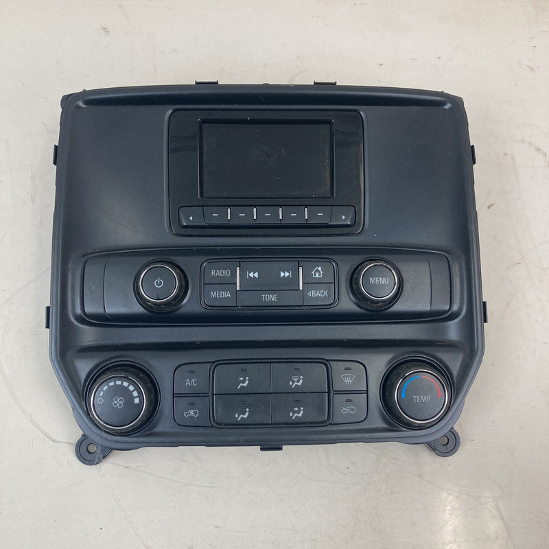2014-2017 Chevrolet Silverado Display Screen HVAC Climate Control OEM #5591M
