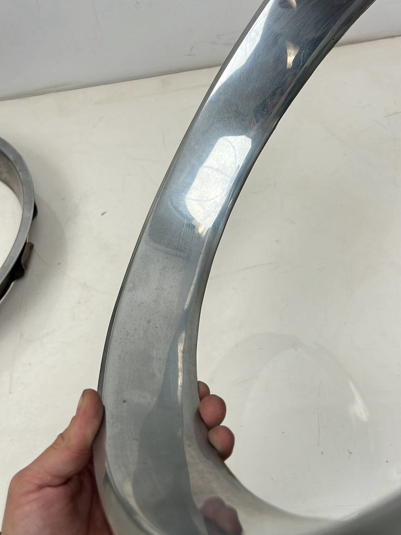1975-1980 Volvo 244 240 14” Steel Wheel Trim Ring Chrome OEM #5401EM
