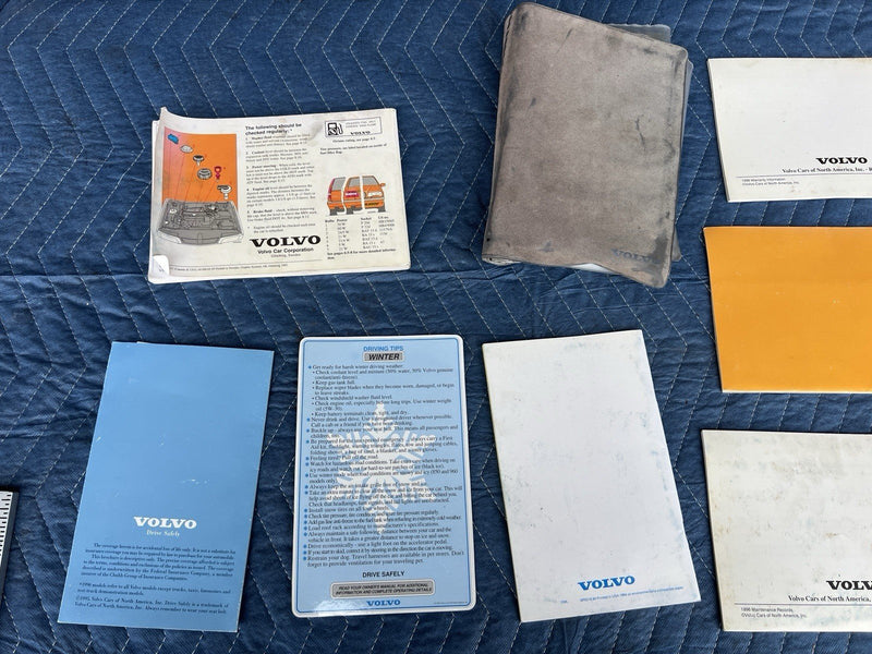 1996 Volvo 850 P80 Owners & Operators Manual Book Set OEM #4464E