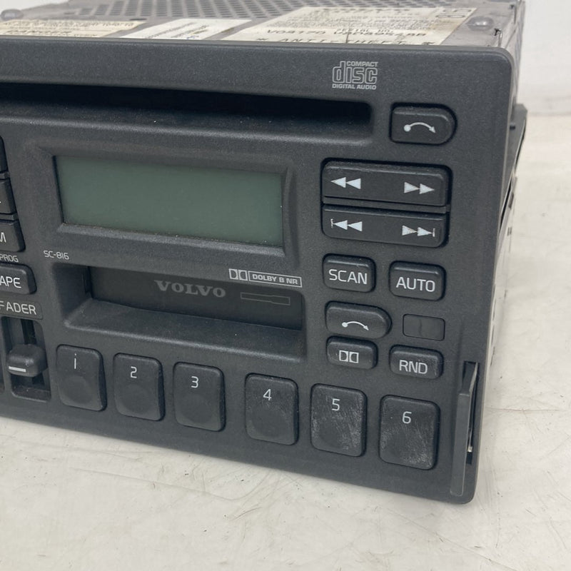 1998-2000 Volvo V70 S70 AM FM Stereo Radio CD Tape Player Head Unit OEM #5197M