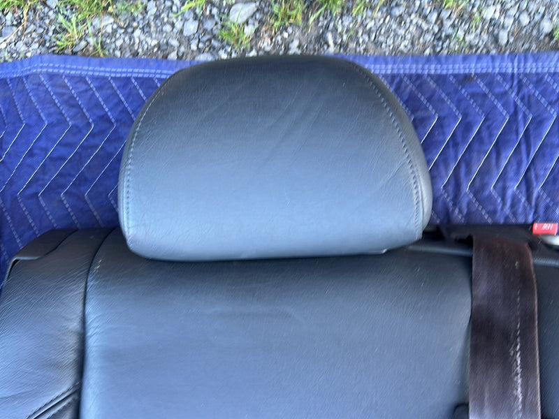 1993-1997 Volvo 850 Split Bench Rear Seat Assembly Gray Leather OEM