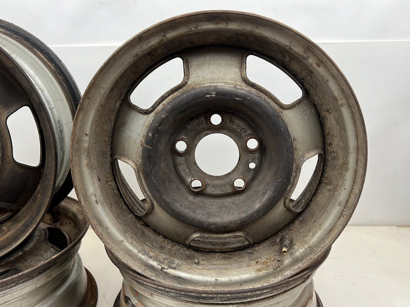 1975-1980 Volvo 244 240 14" Steel Wheel Rim Set of 4 5.5Jx14x20 OEM #5404EM