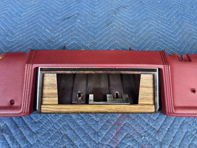1980-1985 Cadillac Seville Dash Board Lower Panel Red 1617435 OEM #3411M