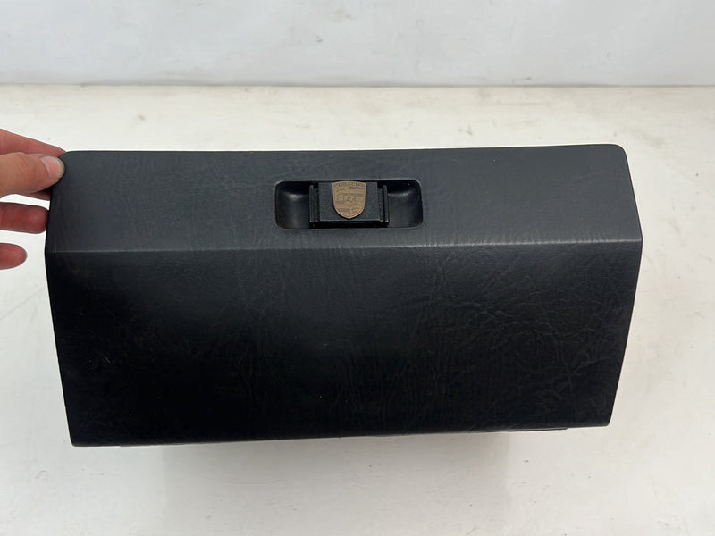 1983-1985 Porsche 944 Glove Box Compartment Black w/ Latch + Light OEM #5682EM