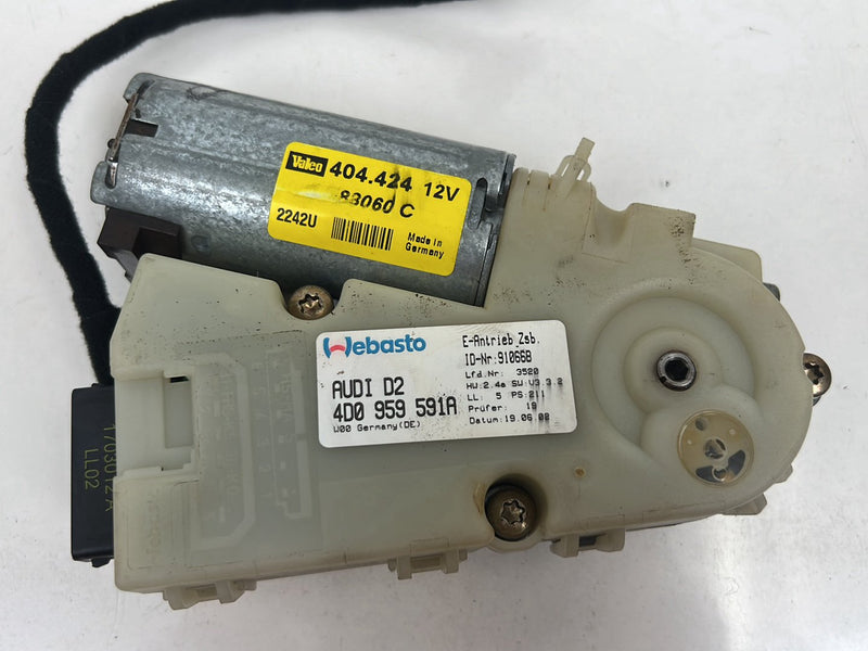 2001-2003 Audi S8 D2 A8 Sun Roof Actuator Motor 4D0959591A OEM #6096EM