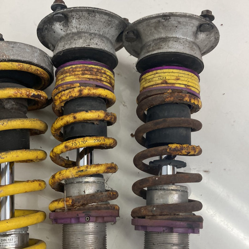2003-2007 BMW 545i E60 KW V3 Coilover Set of 4 Adjustable Shocks #5000M