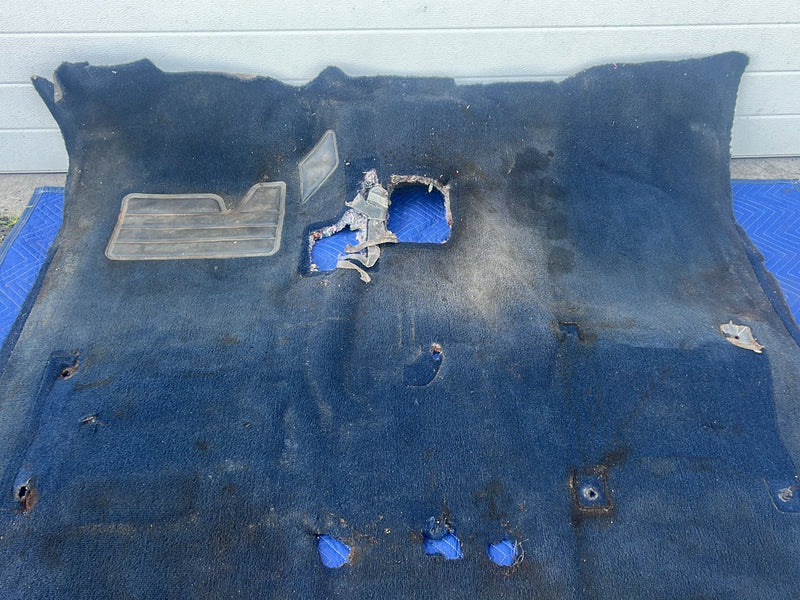 1988-1998 Chevrolet Silverado Ext Cab 4x4 Molded Carpet Set Dark Blue OE #5537EM