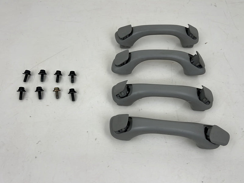 2004-2007 Volvo S60R V70R Overhead Grab Handle Set of 4 Gray OEM #5815EM
