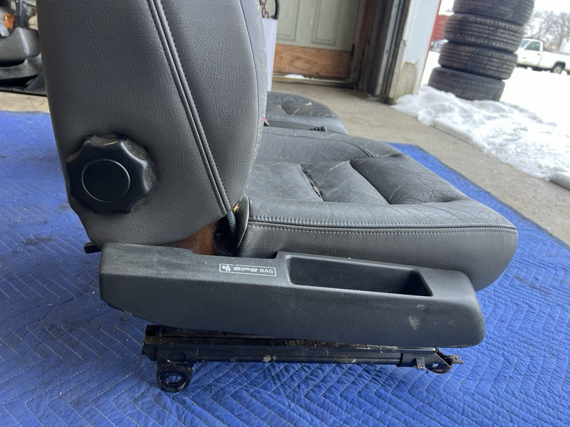1993-1997 Volvo 850 850R Front Charcoal Seat Pair Left & Right OEM #4409E