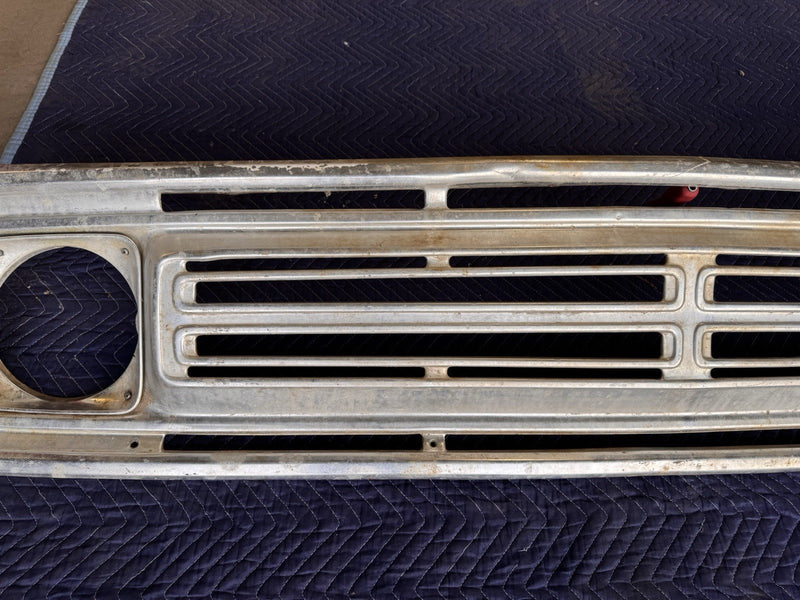 1972-1973 Dodge Truck Tin Front Grille D100 D200 Pickup Aluminum Trim OEM #4764E