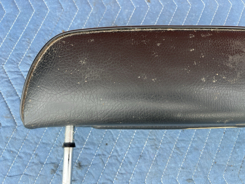 1968-1983 BMW 2002 Ti Tii E10 E21 Black Front Head Rest Pair LH RH OEM #3928M