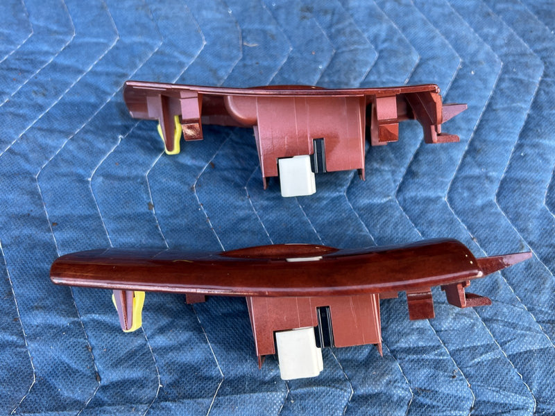 2003-2008 Toyota Corolla Rear RH & LH Door Window Switch Wood Pair OEM #3339EM