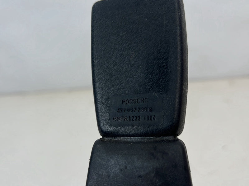 1983-1985 Porsche 944 Front Left + Right Seat Belt Buckle Pair OEM #5646EM