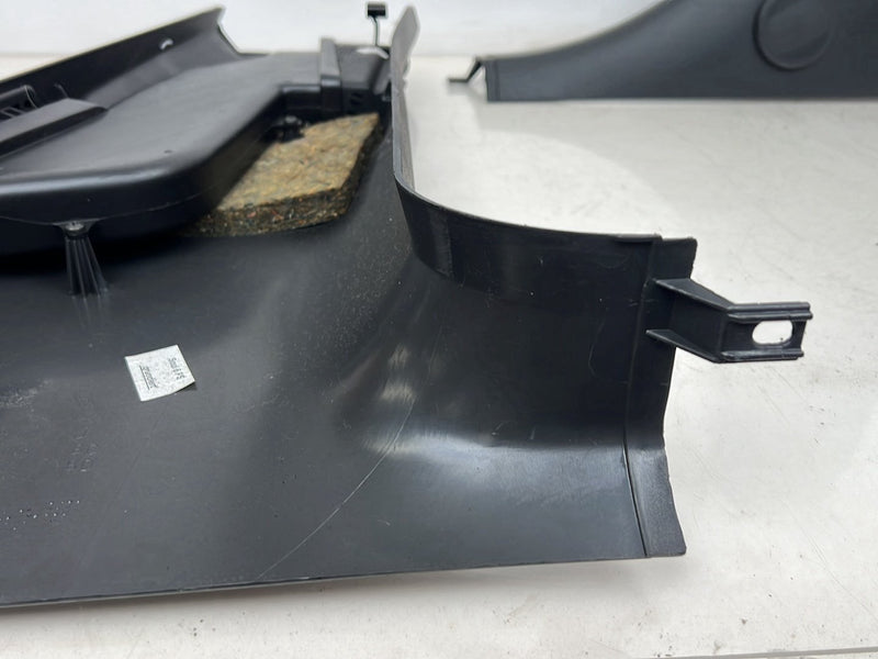 1996-2003 Audi S8 D2 A8 Right & Left B Pillar Trim Pair Black OEM #6374EM