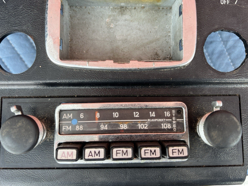 1966-1974 BMW 2002 Tii Ti E10 Radio US Type AM FM Blaupunkt Frankurt OEM #3916M