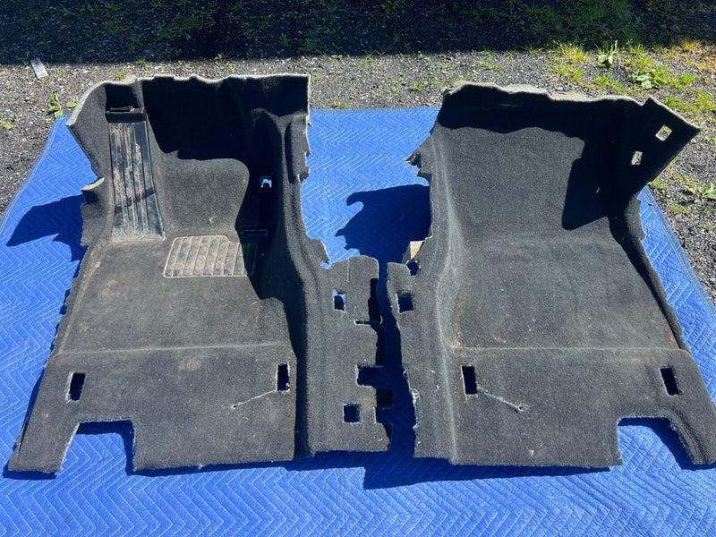 2011-2013 BMW X5 X5M E70 Complete Molded Carpet Set Black Front Rear OEM #2145EM