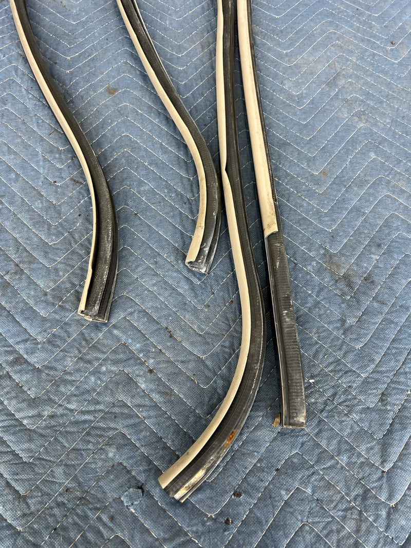 2002-2006 Toyota Camry Door Seal Weatherstripping Trim Beige Set of 4 OE #5015EM