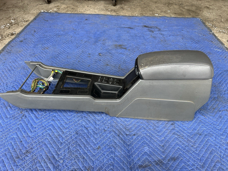 1993-1997 Volvo 850 850R Charcoal Center Console Assembly & Armrest OEM #4417E