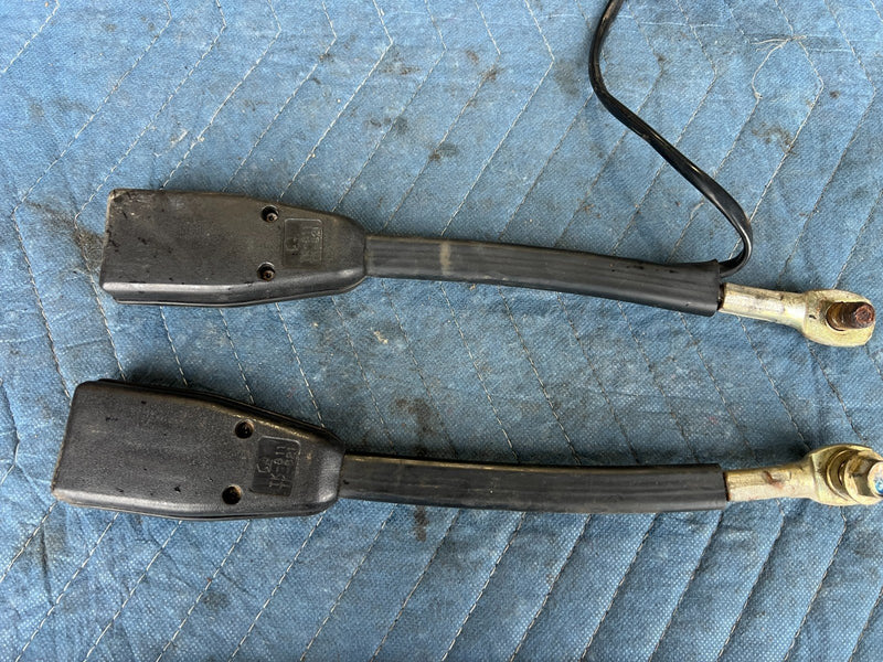 1985-1988 Suzuki Samurai SJ413 Pair Front Seatbelt Receivers LH RH OEM #2316CN