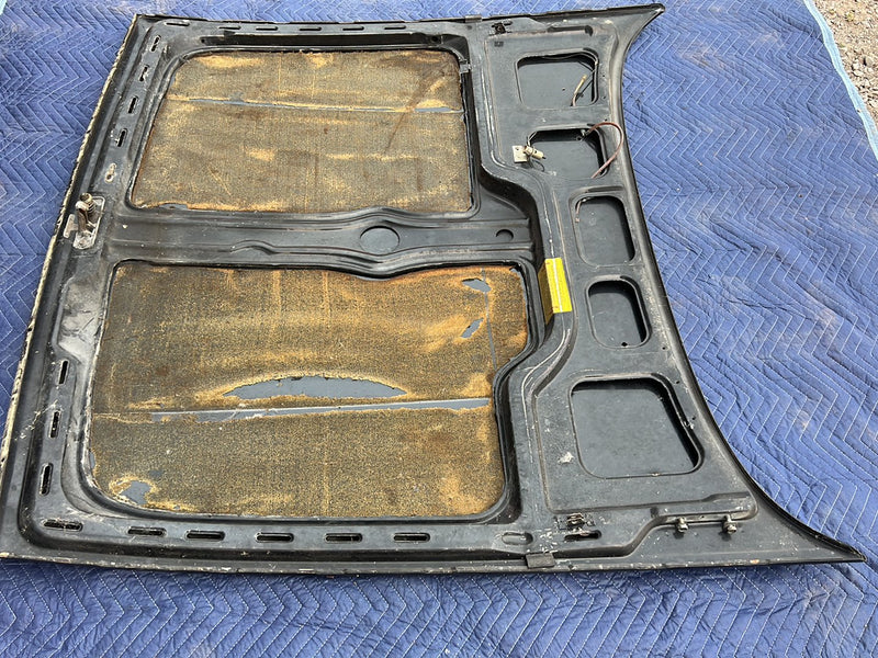 1983-1985 Porsche 944 Engine Bonnet Hood Panel Assembly Black OEM #5716EM