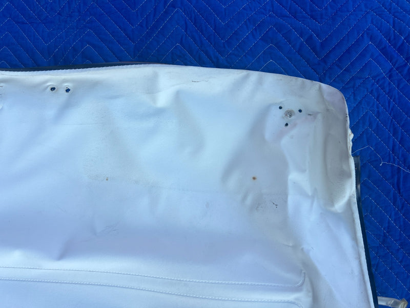 1967-1974 Volvo 140 142 Coupe Complete Vinyl Overhead Headliner White OE #4892EM