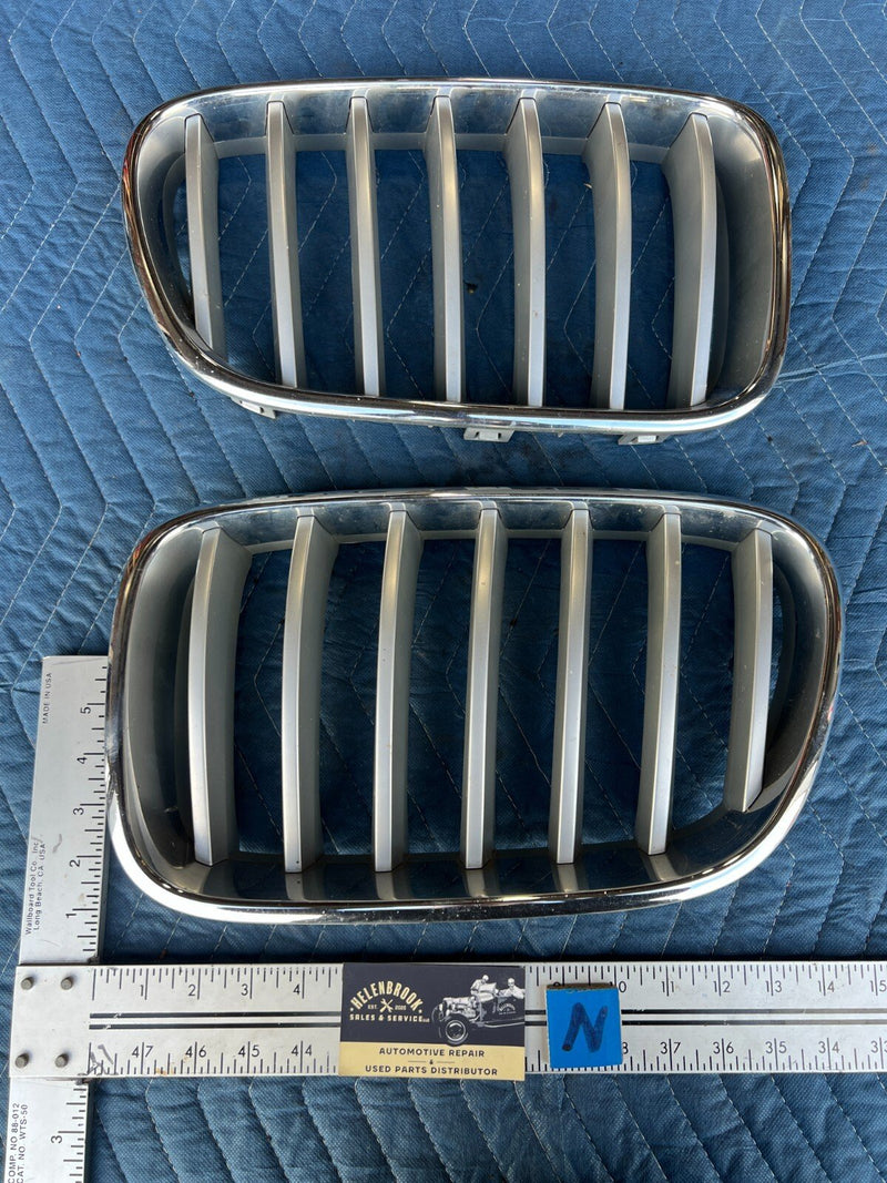 2011-2017 BMW X3 F25 Front Right Left Bumper Chrome Kidney Grille OEM #2301EM