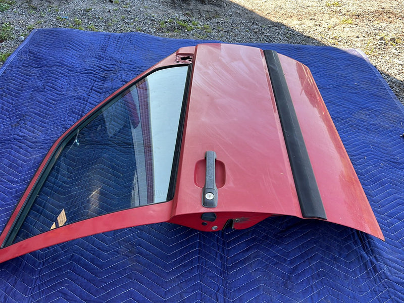 1993-1997 Volvo 850 Front Passenger Right RH Door Assembly Red OEM