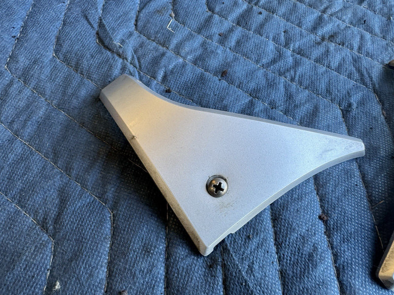 1986-1993 Volvo 240 244 Sedan Rear Upper Corner Roof Trim Pair OEM #4893E