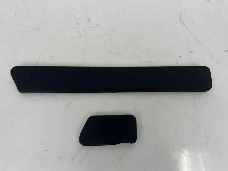 1996-2003 Audi S8 D2 A8 Front Dash Left Trim Strip Pair Black OEM #6483EM