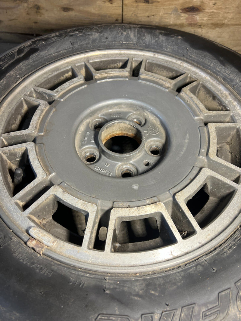 1984-1989 Volvo 740 760 Set of 4 Wheels & Tires 5.5Jx14x25 1329915 OEM #1705EM