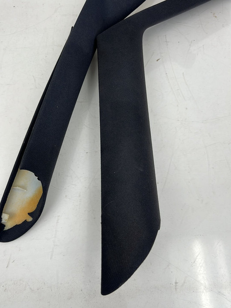 1996-2003 Audi S8 D2 A8 Rear Left & Right C Pillar Trim Pair Black OEM #6382EM