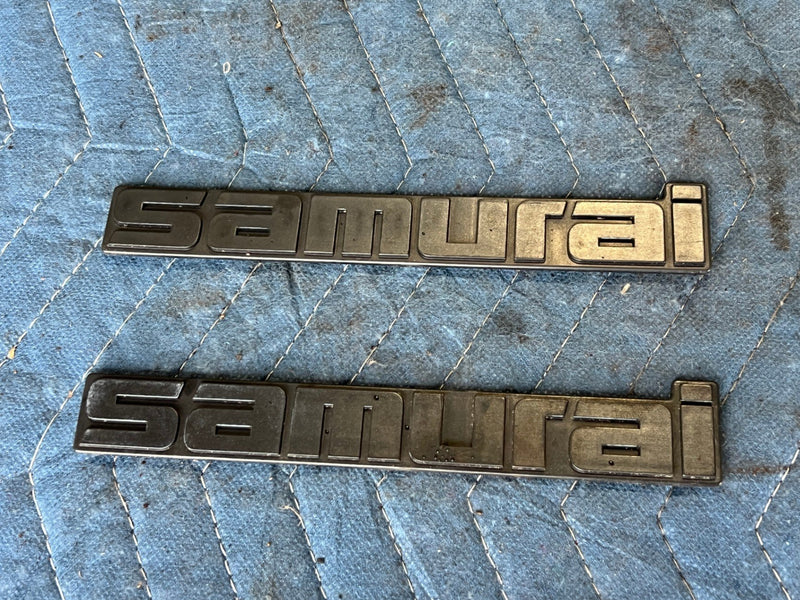 1985-1988 Suzuki Samurai SJ413 Exterior JX Emblem Badge Set of 4 OEM #6419EM