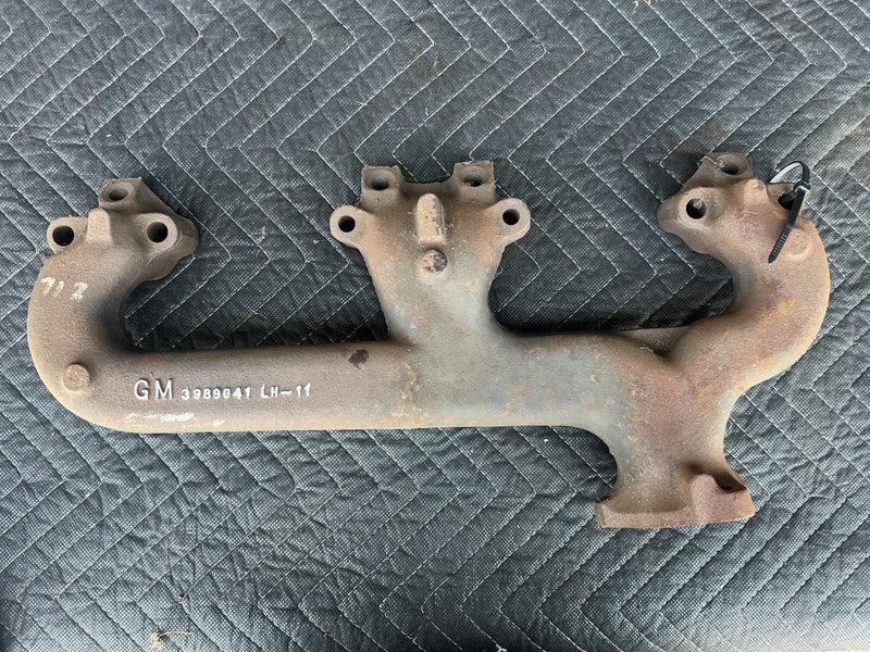 1969-1975 Chevy Camaro Small Block Exhaust Manifold W/ Air Left 3989041 #3561E