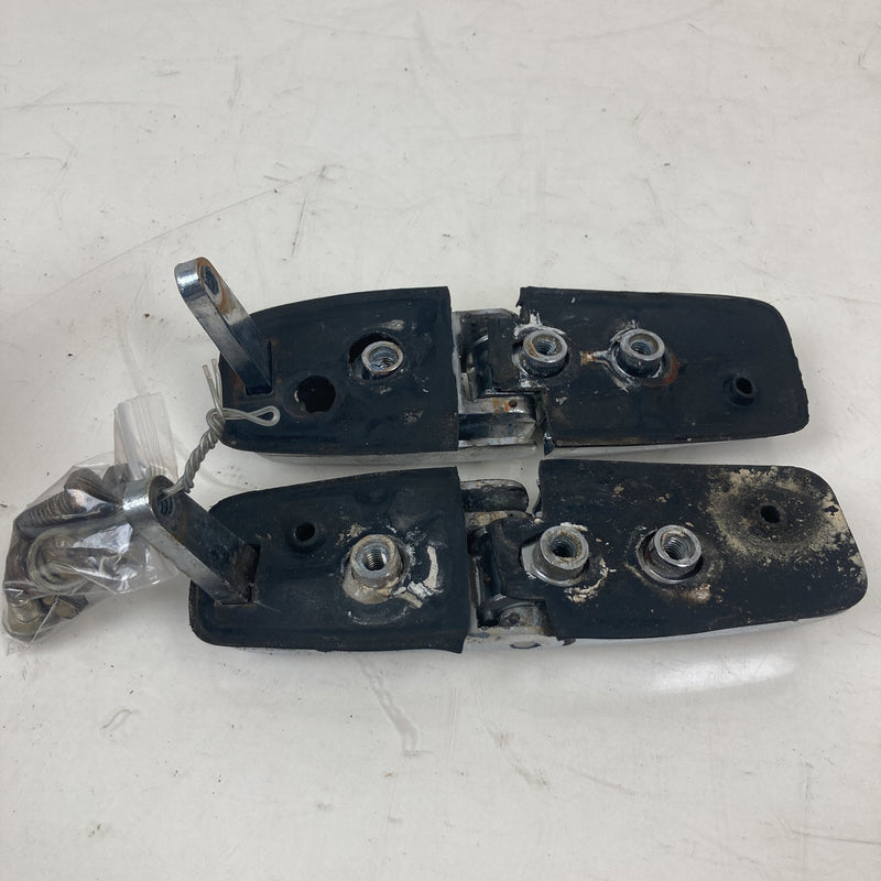 1981-1985 Volvo 240 245 Rear Hatch Hinge Chrome Pair 1203421 OEM