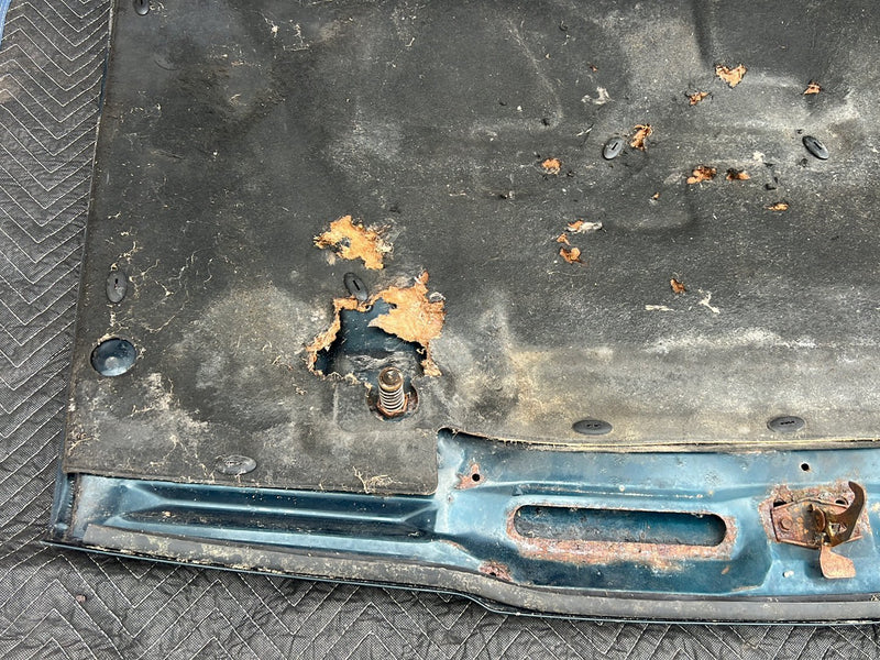 1990-1992 Volvo 740 745 940 Front Engine Bonnet Hood Panel Blue Green OE #6003EM