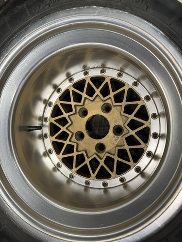 Corvette C2 C3 Honeycomb Aluminum Drag Wheels 12.5â Wide 15â Rim Set of 4 #4397E