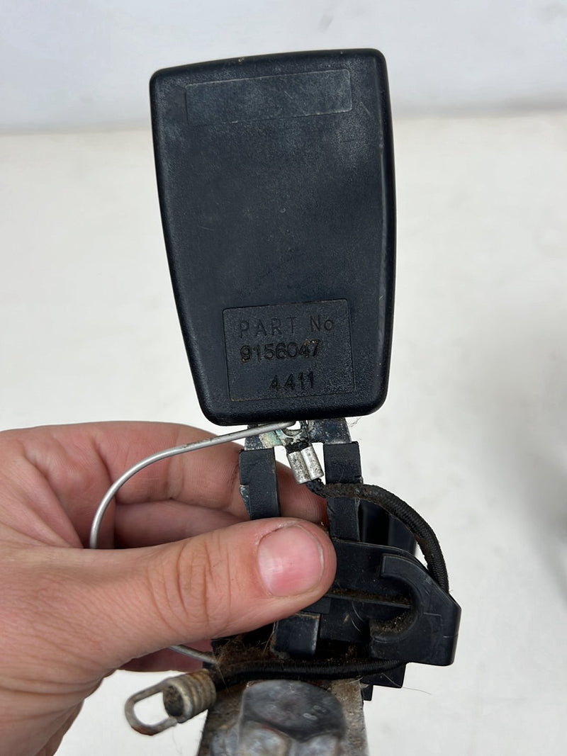 1993-1997 Volvo 850 Wagon Rear Seat Belt Buckle Receiver Set of 3 OEM