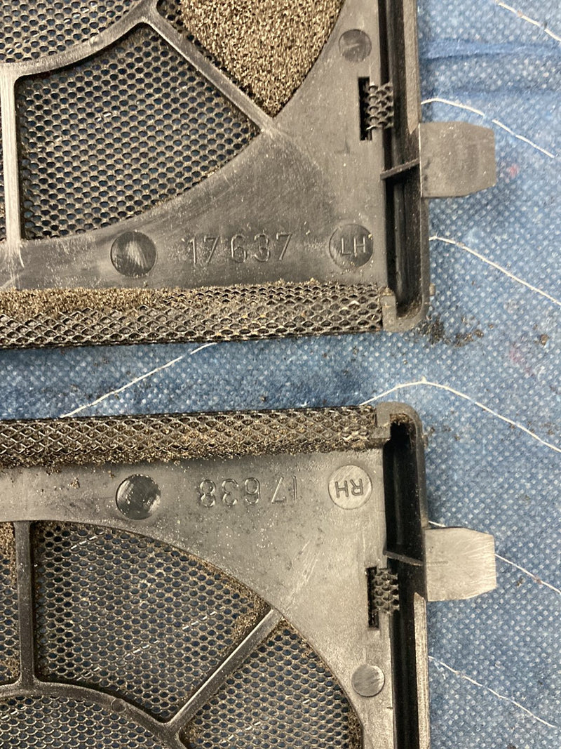 1992-1995 Volvo 940 945 740 Speaker Cover Grille Trim Set of 4 OEM #6411EM