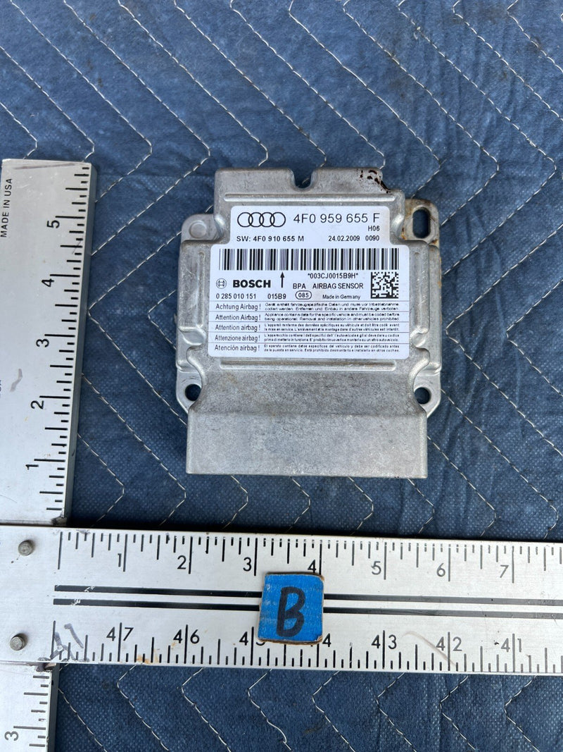 2005-2011 Audi A6 Impact Sensor Control Unit Module 4F0 959 655 F OEM #21ZJ