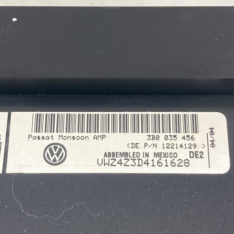 2001-2005 Volkswagen Passat Stereo Amplifier Monsoon OEM 12214129 #5499M