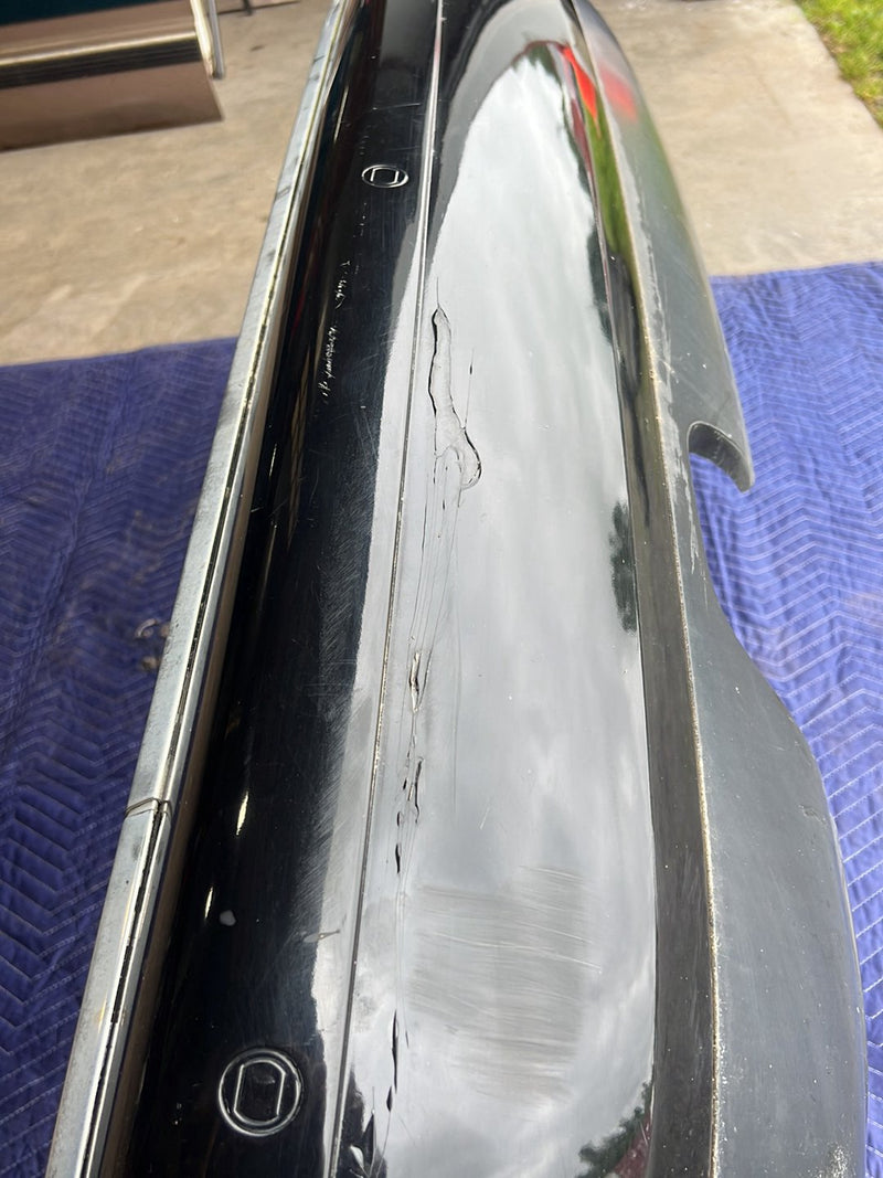 1996-2003 Audi S8 D2 A8 Rear Bumper Cover Panel Assembly Black OEM #6532EM