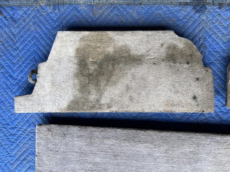 1992-1995 Volvo 940 740 Wagon Rear Trunk Floor Carpet Panel Set OEM #3268EM