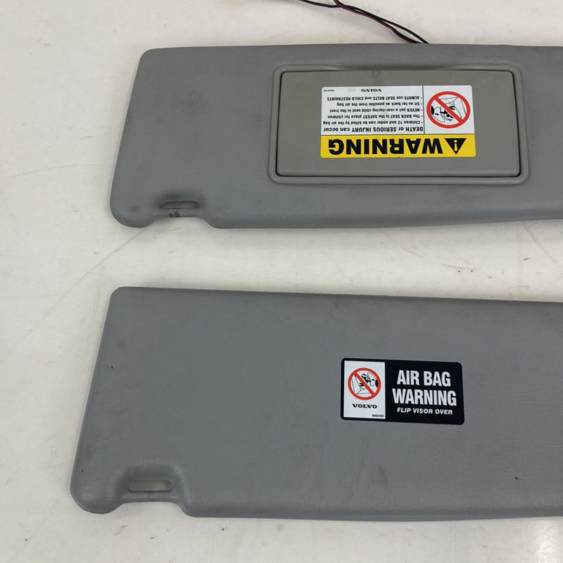 1998-2000 Volvo V70 S70 Left Right Sun Visor Shade Pair OEM #5177M