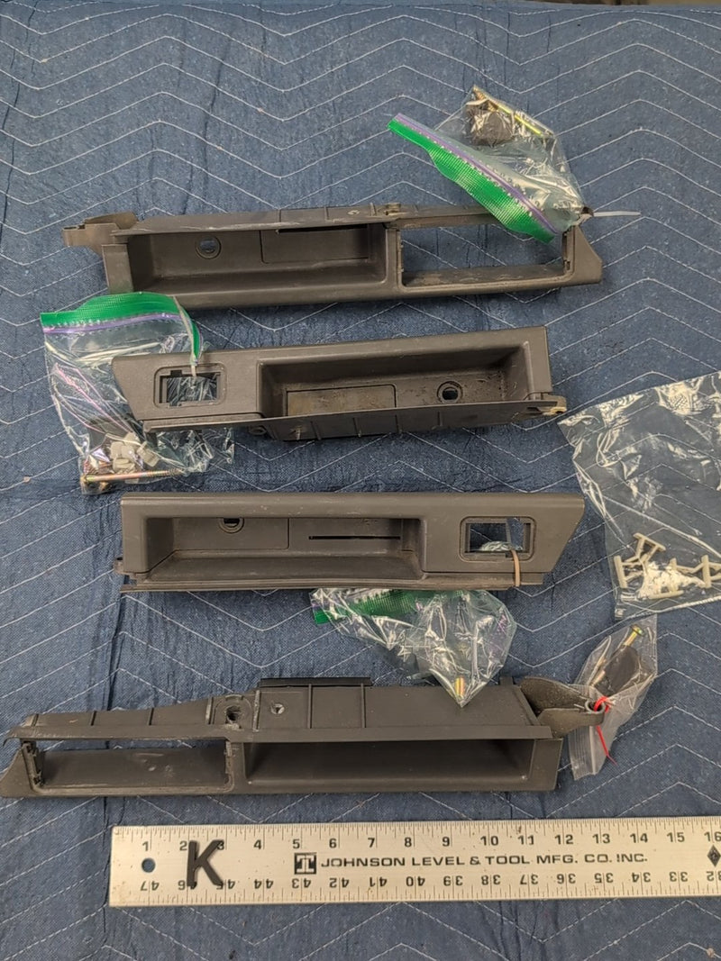 1992-1995 Volvo 940 945 740 Interior Door Handle Trim Surround Set OEM #6413EM