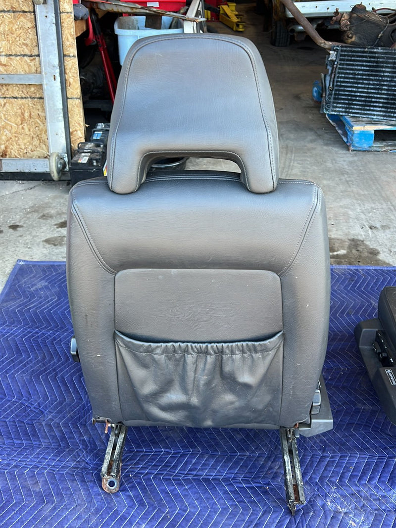 1993-1997 Volvo 850 Front Left & Right Bucket Seat Pair Gray Leather OEM